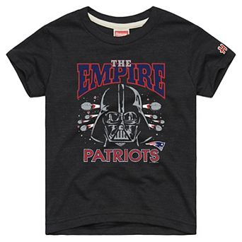 Toddler Homage Charcoal New England Patriots NFL x Star Wars Dark Side Tri-Blend T-Shirt