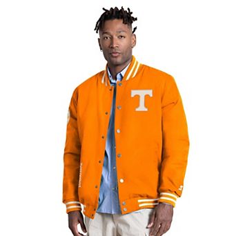 Men's Starter Tennessee Orange Tennessee Volunteers Spectator Varsity Full Snap Jacket