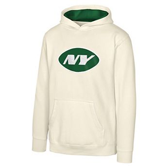 Youth Outerstuff Natural New York Jets Prime Pullover Hoodie