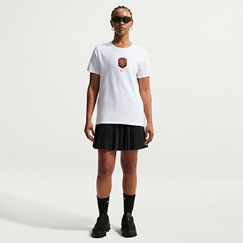 Women's Nike White Netherlands National Team Crest T-Shirt
