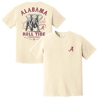 Men's Cream Alabama Crimson Tide Vintage Mascot T-Shirt