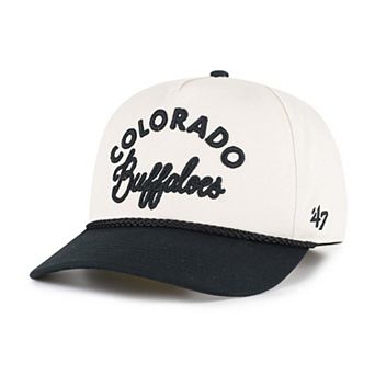 Women's '47 Cream/Black Colorado Buffaloes Rope Script Hitch Adjustable Hat