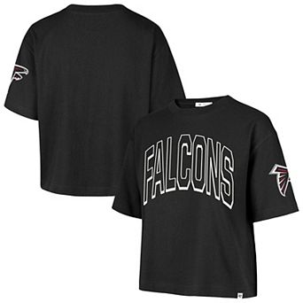 Women's '47 Black Atlanta Falcons Call Out Reed City T-Shirt