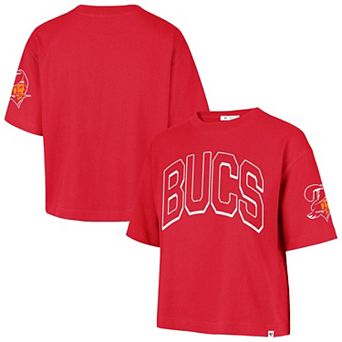 Women's '47 Red Tampa Bay Buccaneers Call Out Reed City T-Shirt