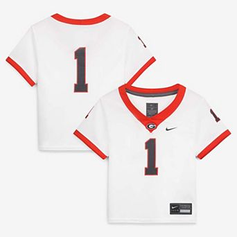 Toddler Nike White Georgia Bulldogs Replica Football Jersey