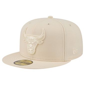 Men's New Era Cream Chicago Bulls Color Pack 59FIFTY Fitted Hat