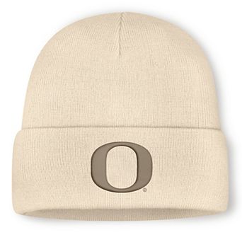 Men's Nike Natural Oregon Ducks Utility Cuffed Knit Hat