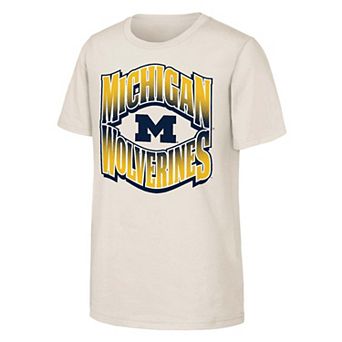 Youth Outerstuff Natural Michigan Wolverines Collegiate T-Shirt
