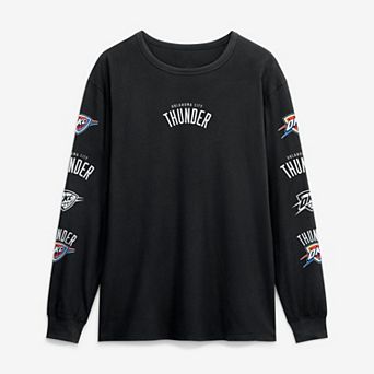 Men's Fanatics Black Oklahoma City Thunder Jump Higher Legacy Long Sleeve T-Shirt