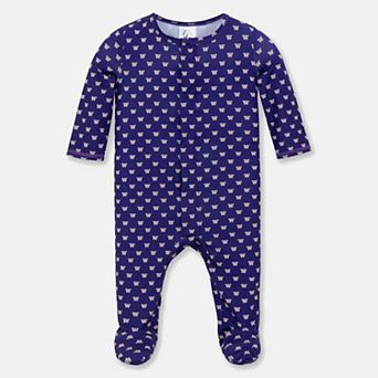 Newborn & Infant ZooZatz Purple Washington Huskies Magnetic Closure Sleeper