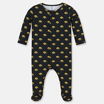 Newborn & Infant ZooZatz Black Iowa Hawkeyes Magnetic Closure Sleeper