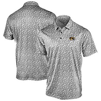 Men's Antigua Black Missouri Tigers Flourish Polo