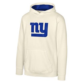 Youth Outerstuff Natural New York Giants Prime Pullover Hoodie