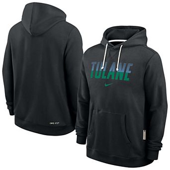 Men's Nike Black Tulane Green Wave 2026 Sideline Dri-FIT Hoodie