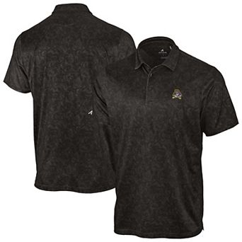 Men's Antigua Black ECU Pirates Lush Polo