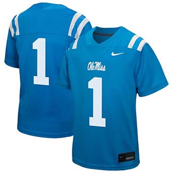 Toddler Nike Powder Blue Ole Miss Rebels Replica Football Jersey