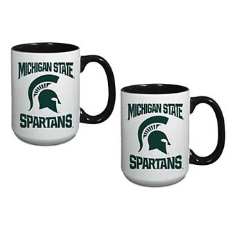 Michigan State Spartans Two-Piece 15oz. Combo Mug Set