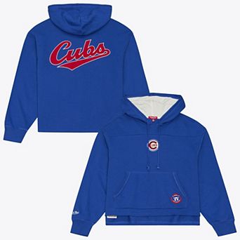 Women's Mitchell & Ness Royal Chicago Cubs Retro Roots Pullover Hoodie