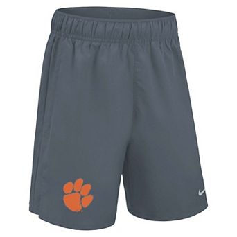 Youth Nike Gray Clemson Tigers Challenger Dri-FIT Shorts