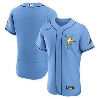 Men's Nike Light Blue Tampa Bay Rays Alternate Authentic Jersey
