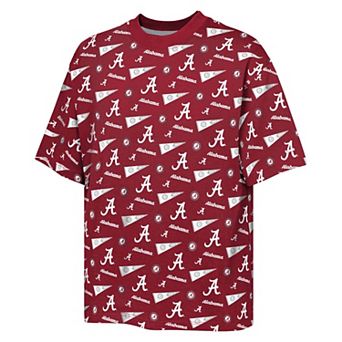 Youth Outerstuff Crimson Alabama Crimson Tide Scramble All Over Print T-Shirt