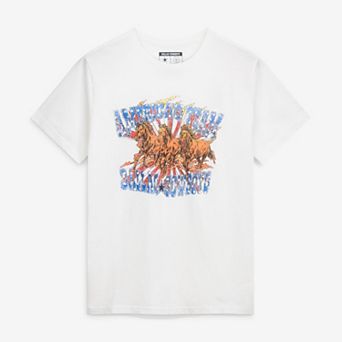 Women's Lauren James White Dallas Cowboys Horses T-Shirt