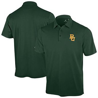 Men's Antigua Green Baylor Bears Unshakeable Solid Polo