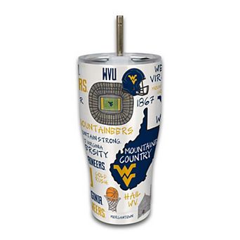 West Virginia Mountaineers 30oz. Icon Metal Tumbler