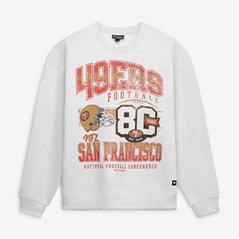 Unisex The Wild Collective San Francisco 49ers Heather Gray Graphic Sweatshirt
