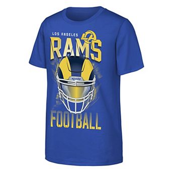 Youth Outerstuff Royal Los Angeles Rams Full Gear T-Shirt