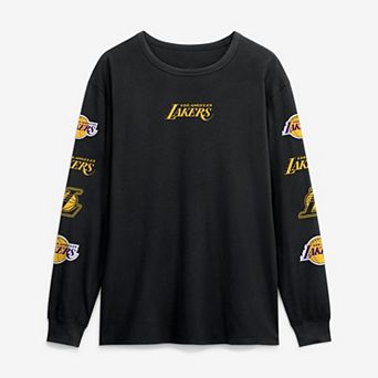 Men's Fanatics Black Los Angeles Lakers Jump Higher Legacy Long Sleeve T-Shirt