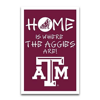 "Texas A&M Aggies Home Is Where 12"" x 18"" Garden Flag"