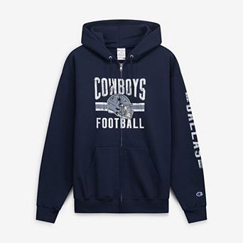 Men's Champion Navy Dallas Cowboys Powerblend Hoodie