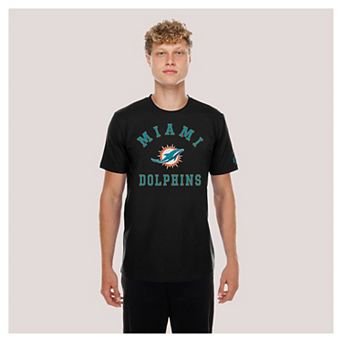 Men's New Era Black Miami Dolphins Functional Fandom T-Shirt