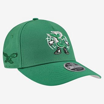 Preschool New Era Kelly Green Philadelphia Eagles Cartoon 9FORTY A-Frame M-Crown Adjustable Hat