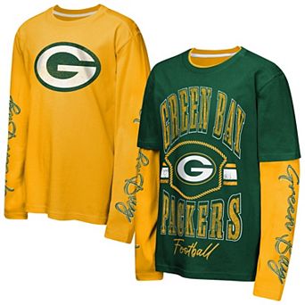 Preschool Outerstuff Green/Gold Green Bay Packers Motion Combo Set