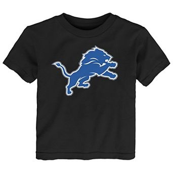Infant Outerstuff Black Detroit Lions Primary Logo T-Shirt