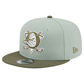 Men's New Era Sage Green/Olive Anaheim Ducks Color Pack 9FIFTY Snapback Hat