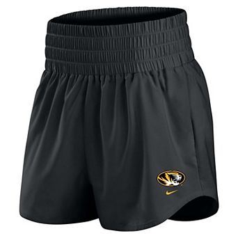Women's Nike Black Missouri Tigers Ultra Dri-FIT High-Rise Shorts