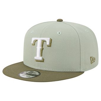 Men's New Era Light Green/Olive Texas Rangers Color Pack 9FIFTY Snapback Hat