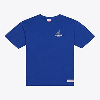 Men's Mitchell & Ness Royal Dallas Cowboys Core Essentials Micro Logo T-Shirt