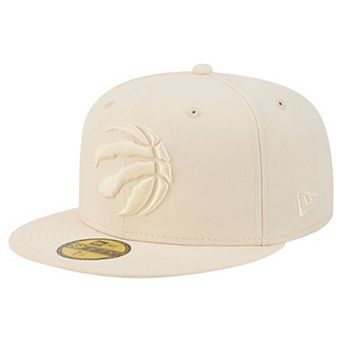 Men's New Era Cream Toronto Raptors Color Pack 59FIFTY Fitted Hat