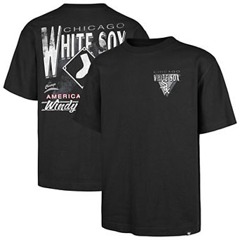 Men's '47 Black Chicago White Sox Under Bar Foundation T-Shirt