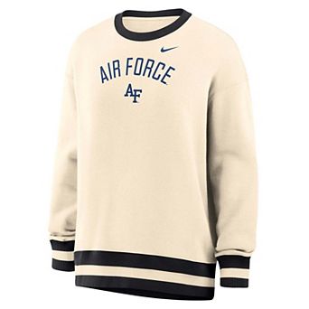 Women's Nike Natural Air Force Falcons Oversized Phoenix Fleece Sweatshirt