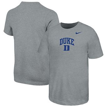 Youth Nike Gray Duke Blue Devils Arched Name Drop T-Shirt