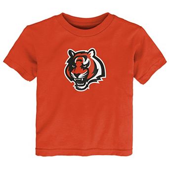 Toddler Outerstuff Orange Cincinnati Bengals Primary Logo T-Shirt