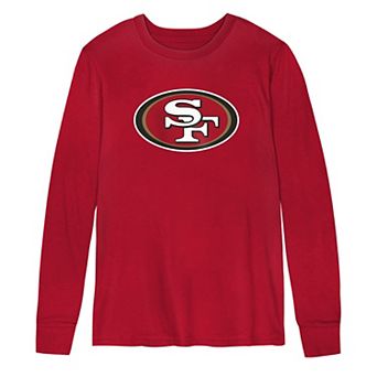 Preschool Outerstuff Scarlet San Francisco 49ers Primary Logo Long Sleeve T-Shirt