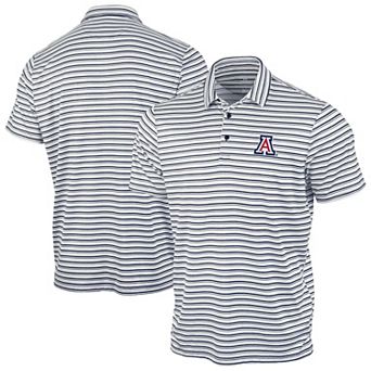 Men's Antigua Navy Arizona Wildcats Space Stripe Polo