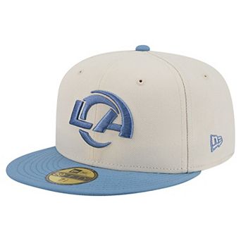 Men's New Era Cream/Blue Los Angeles Rams Color Pack 59FIFTY Fitted Hat