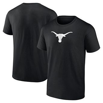 Men's Logo Athletic Black Texas Longhorns Primary Logo T-Shirt